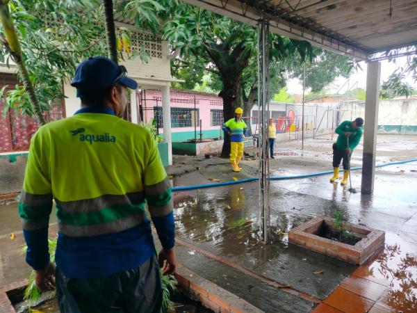 Aqualia acompañó al municipio de Flandes ante emergencia por fuertes inundaciones